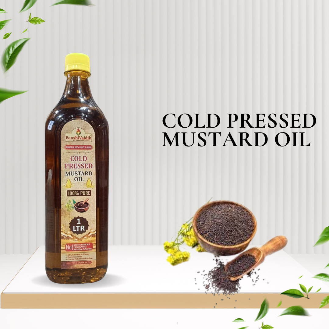 1 Ltr. Cold press Black Mustard Oil